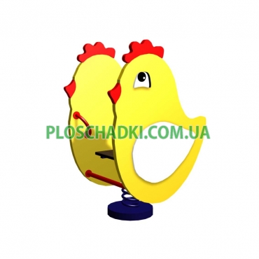 Качалка на пружине Цыпленок