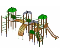 Игровой комплес Лесной 4 Башни